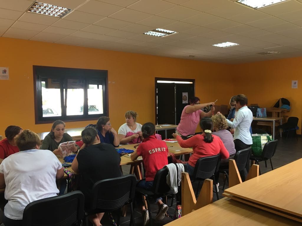 Curso de Macramé en Frades ONG Mestura